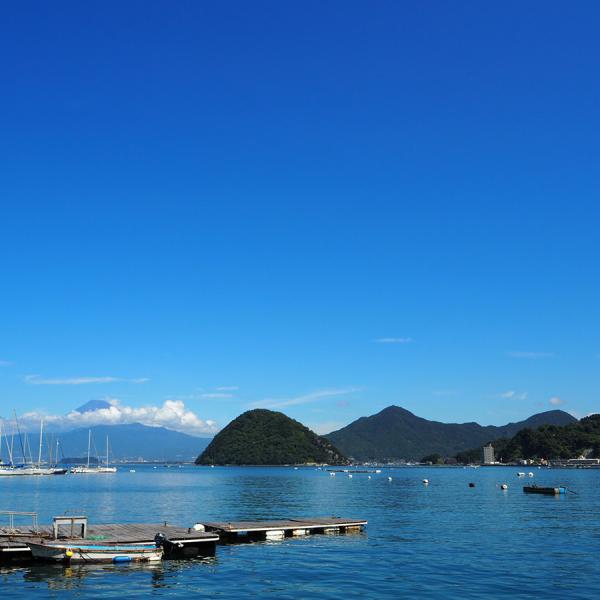 伊豆から見た富士山